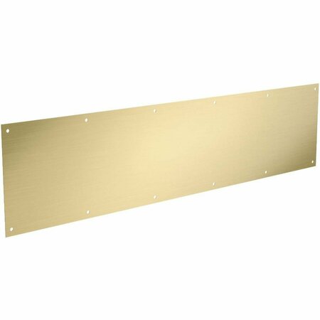 NATIONAL & SPECTRUM BRANDS HHI National w/ Spectrum Brands HHI  8 x 34 in. Kickplate, Brushed Gold 111967